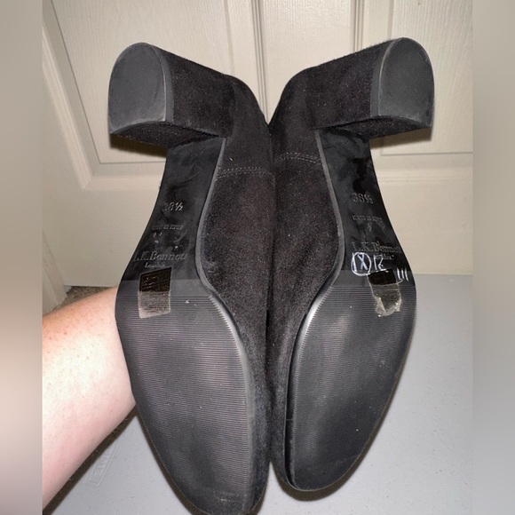 LK Bennett women’s Black Suede Knee-High Boots 38.5 fall winter closet staple - Picture 11 of 16